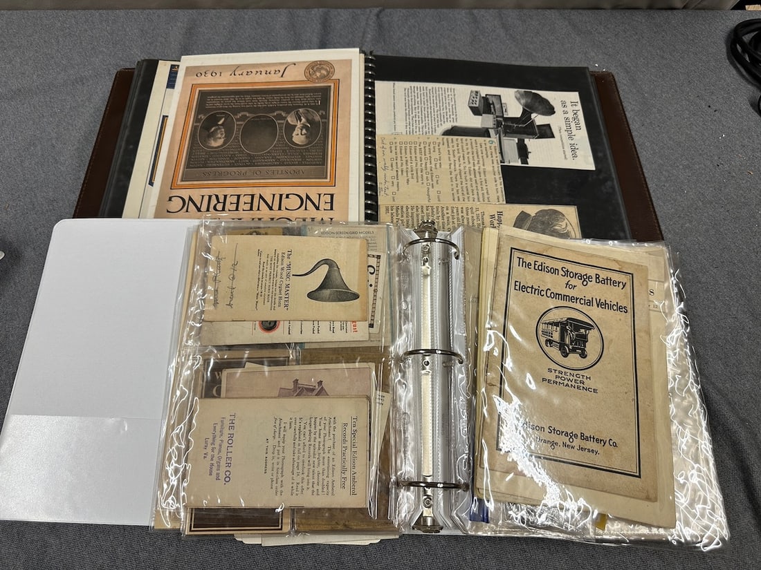 Phonograph and Edison Ephemera (1 of 3)