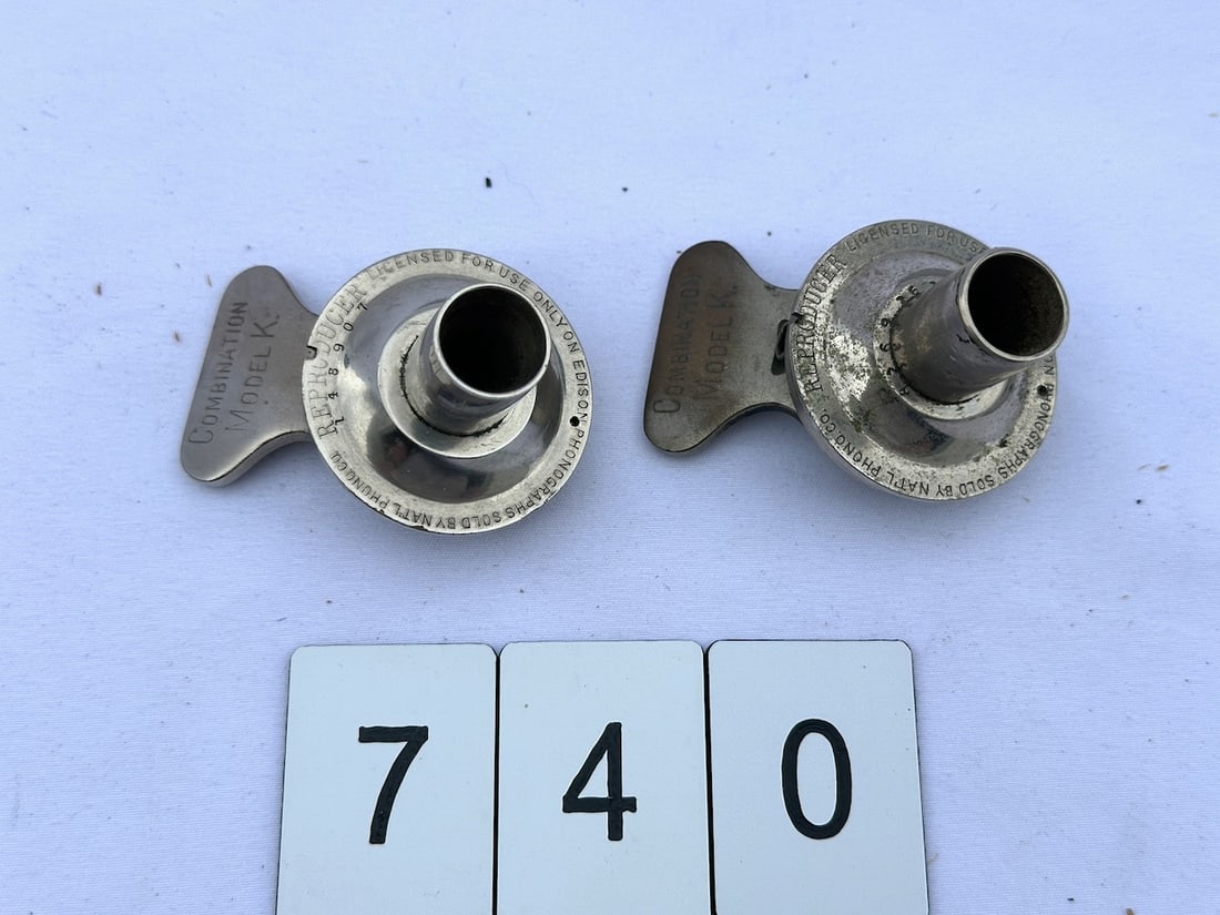 (2 Edison Model "K Cylinder Reproducers (1 of 2)