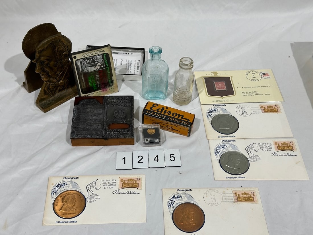 Group of Edison Memorabilia (1 of 3)