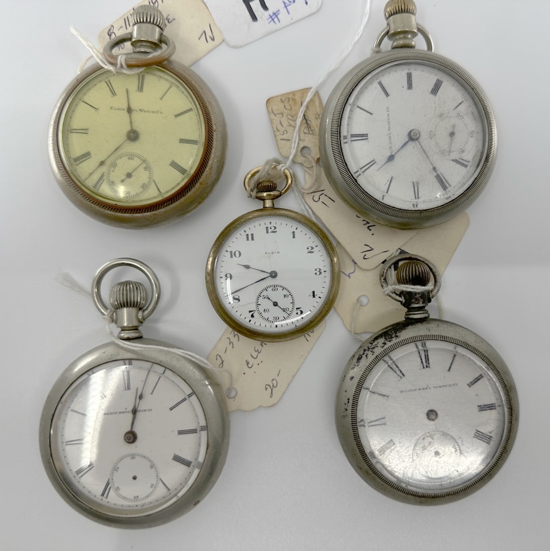 Group of 5 Pocket Watches (1 of 1)