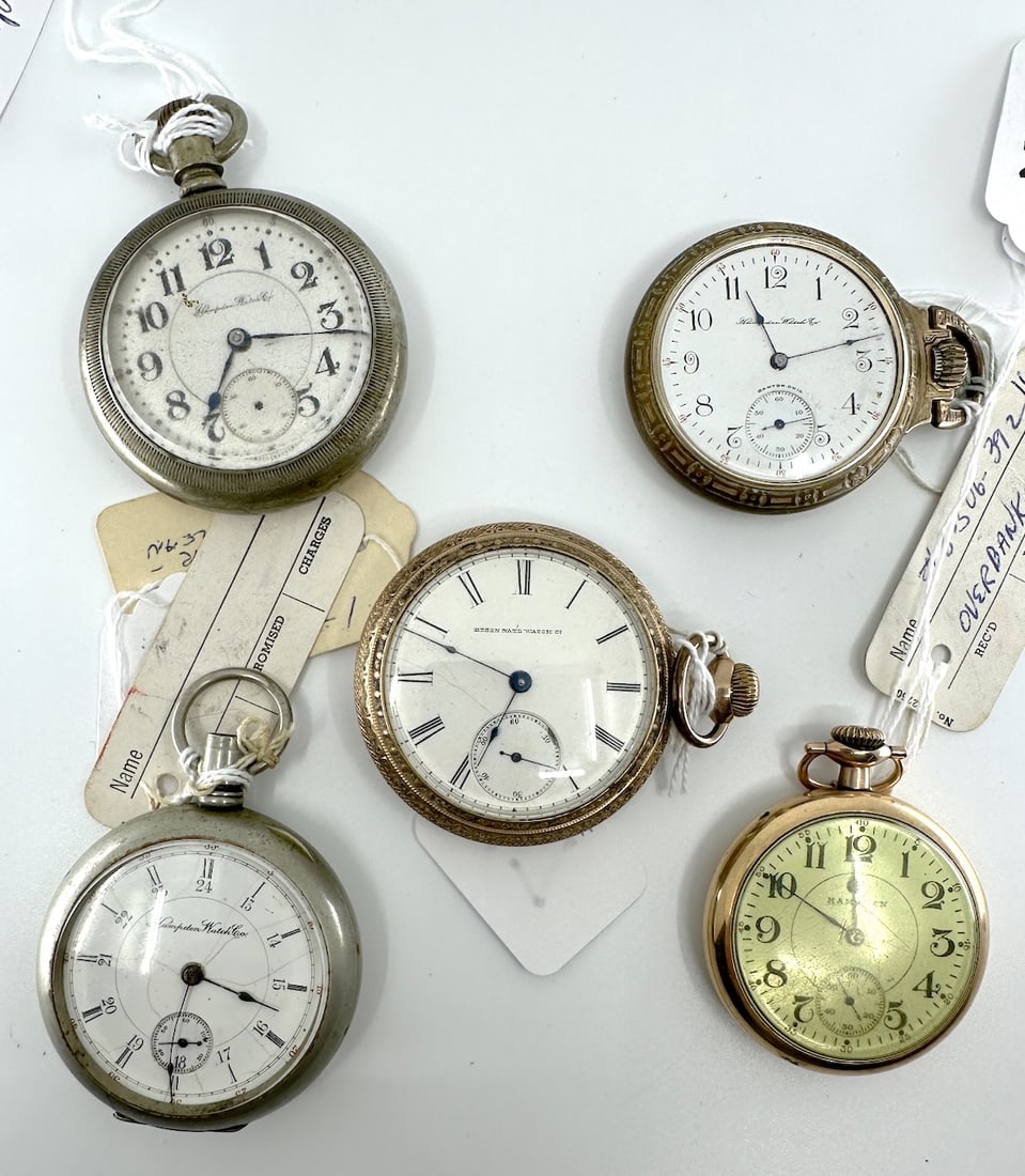 Group of 5 Pocket Watches (1 of 1)