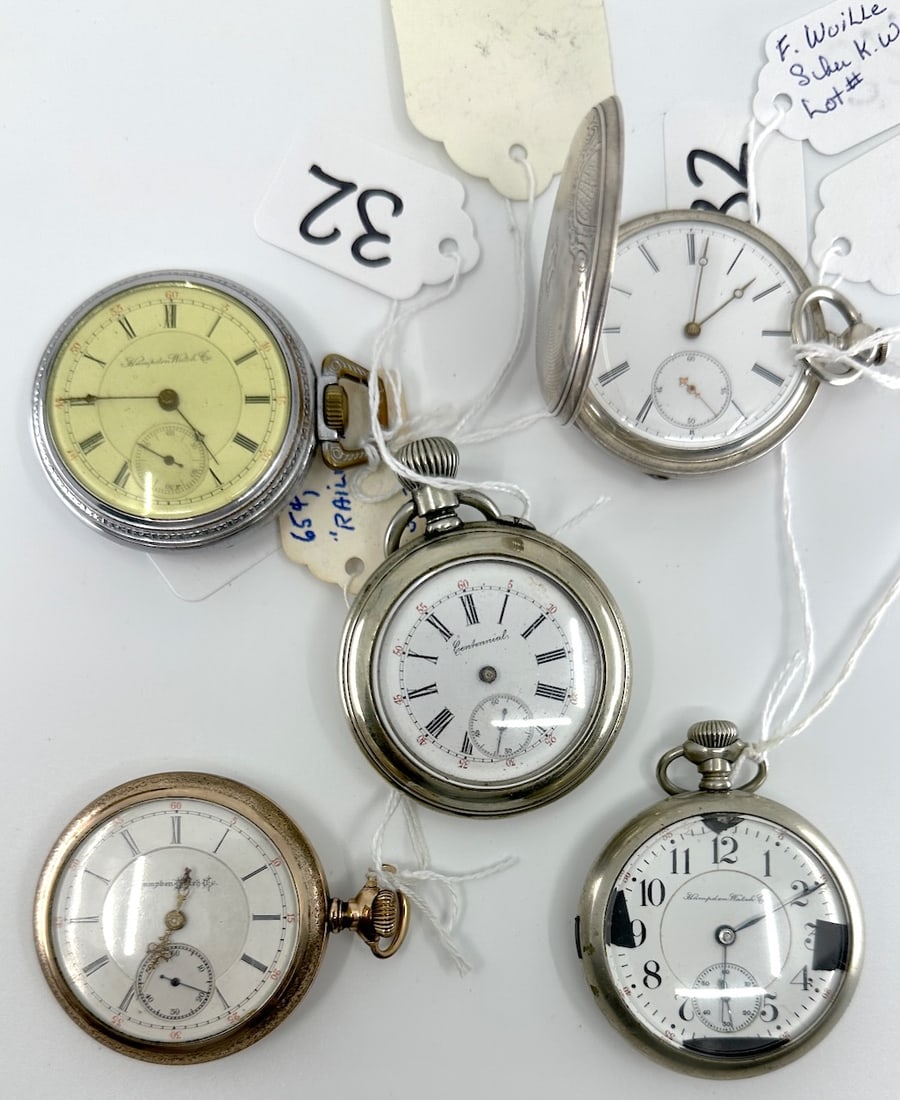 Group of 5 Pocket Watches (1 of 1)