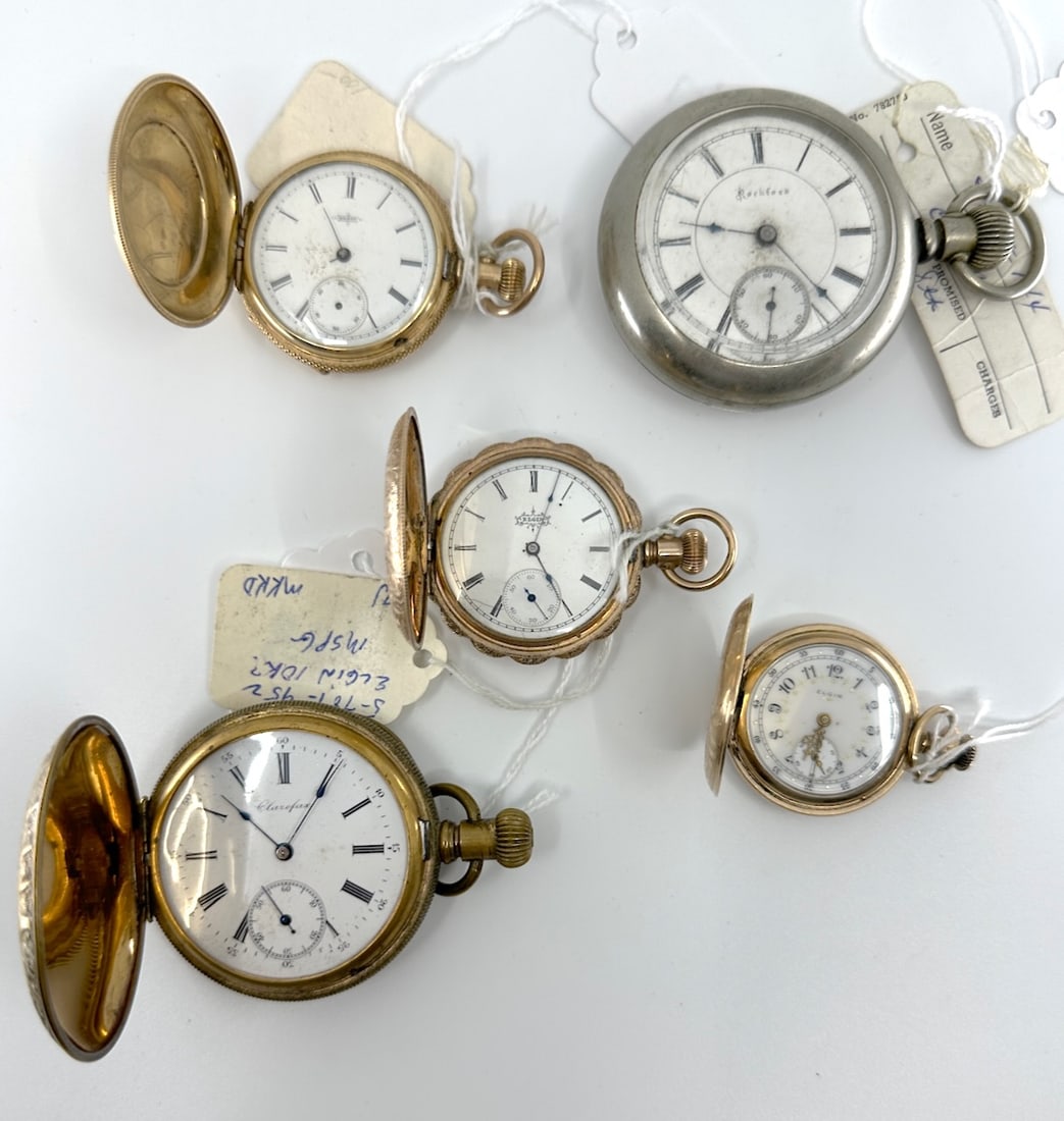 Group of 5 Pocket Watches (1 of 1)