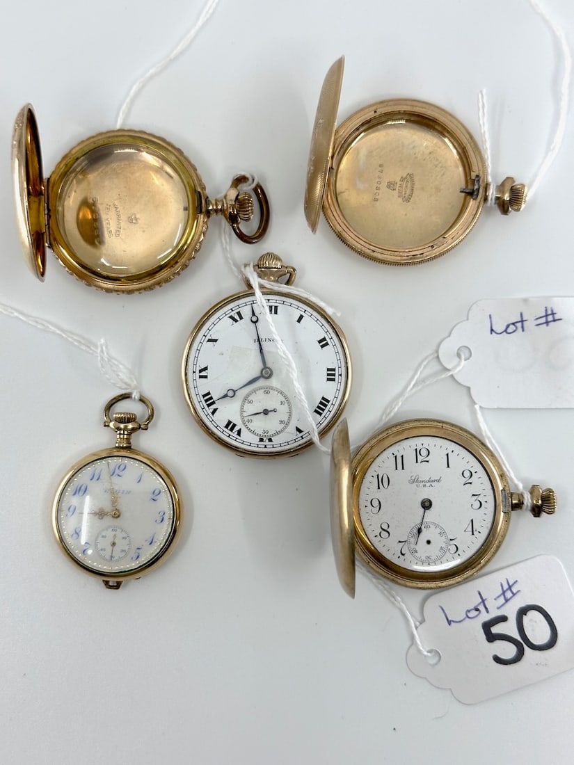Group of 5 Pocket Watches (1 of 1)