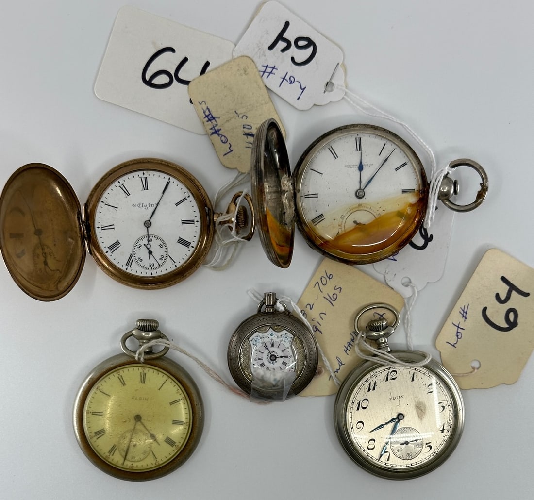 Group of 5 Pocket Watches (1 of 1)