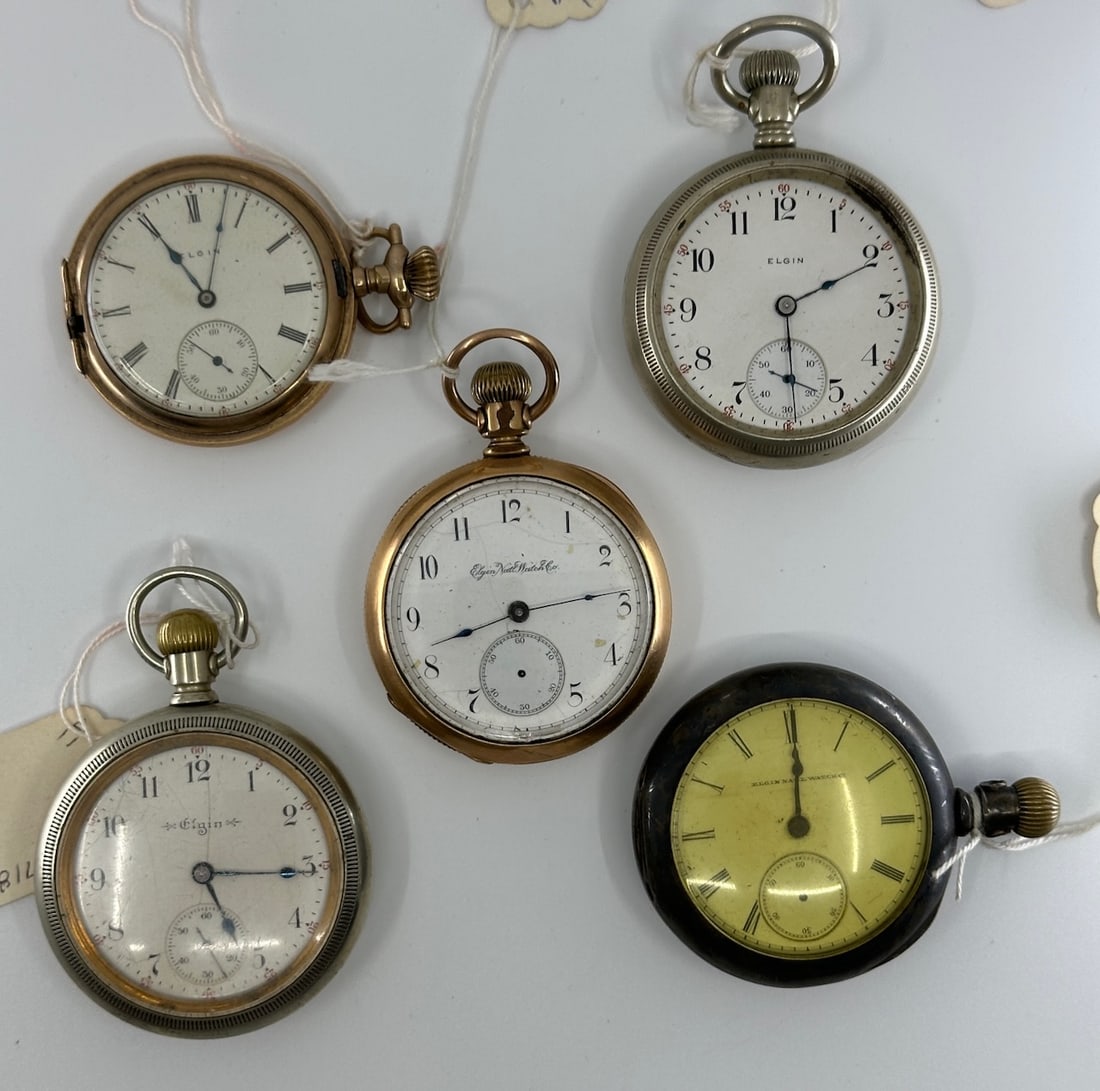 Group of 5 Pocket Watches (1 of 1)