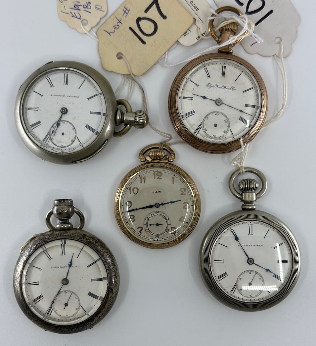 Group of 5 Pocket Watches (1 of 1)
