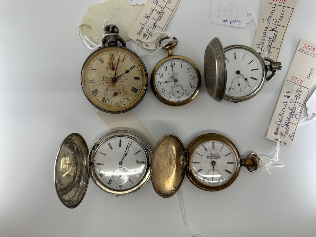Group of 5 Pocket Watches (1 of 1)