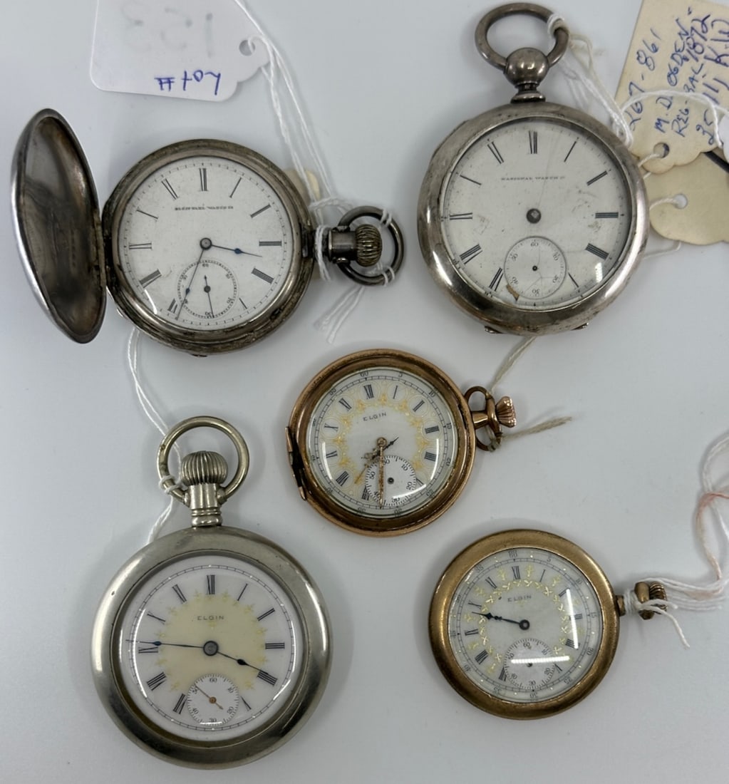 Group of 5 Pocket Watches (1 of 1)