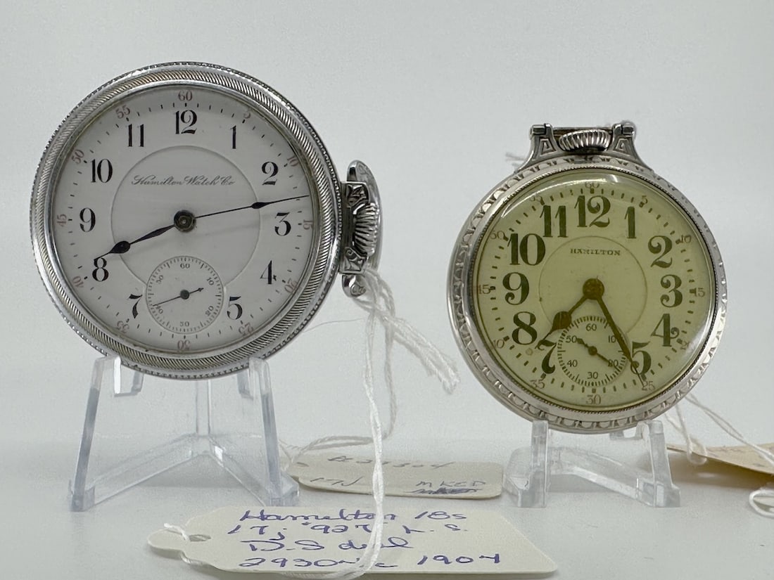 Two Hamilton Pocket Watches (1 of 3)