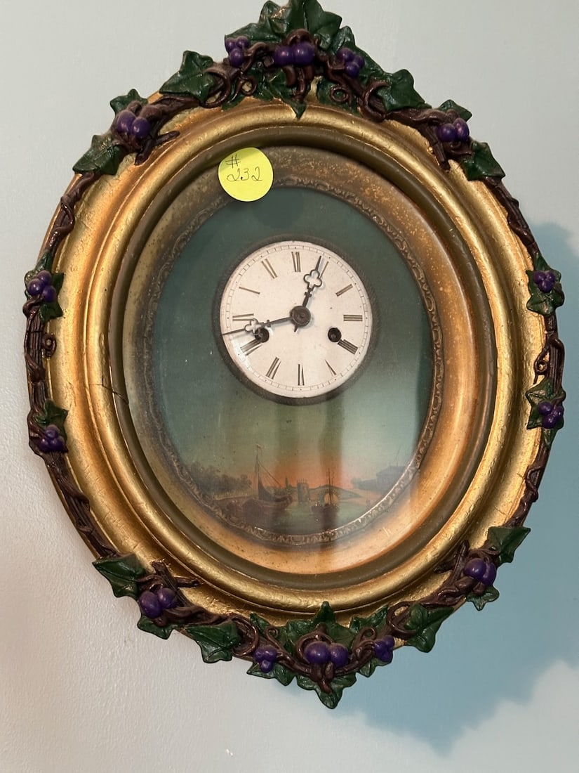 French Picture Frame Wall Clock (1 of 2)