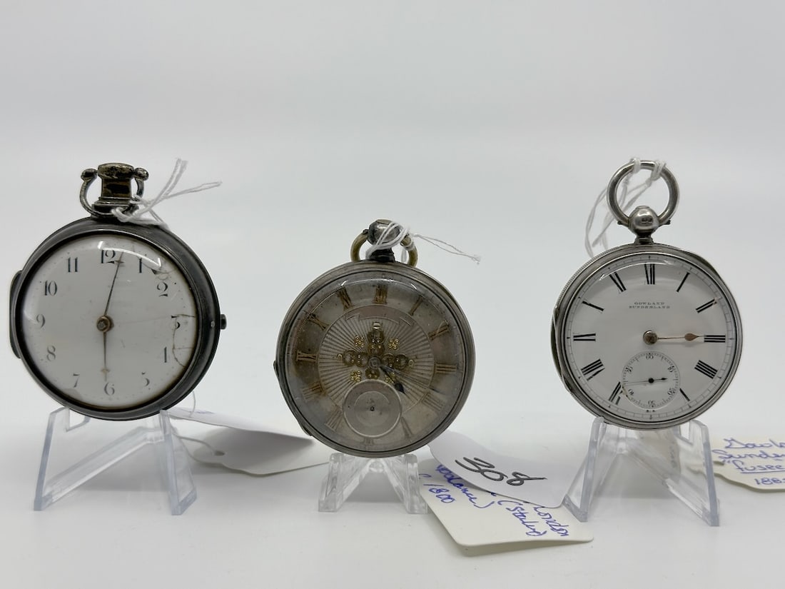 Three Fusee Pocket Watches (1 of 3)