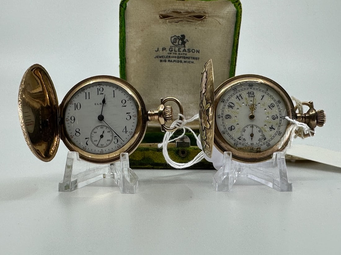 Two Elgin Ladies Pocket Watches (1 of 3)