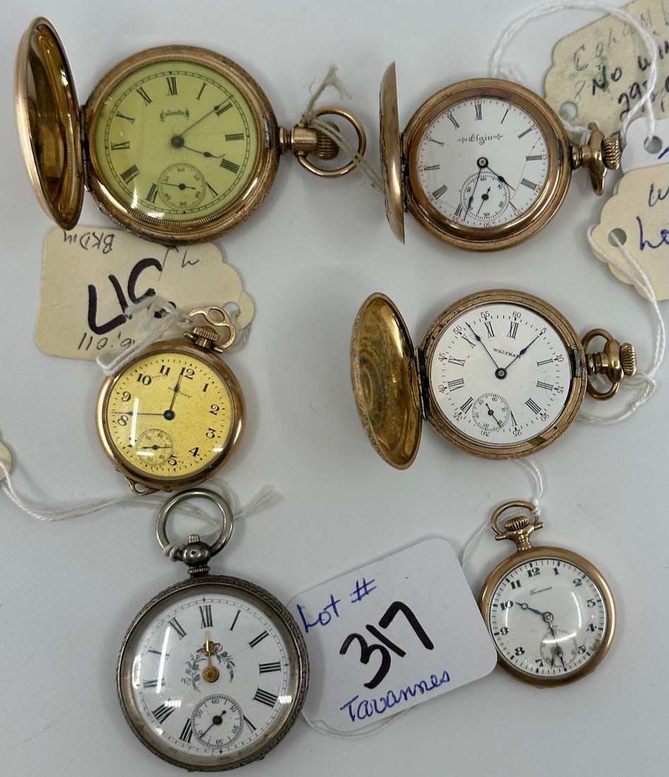 Group of 6 Ladies Pocket Watches (1 of 1)