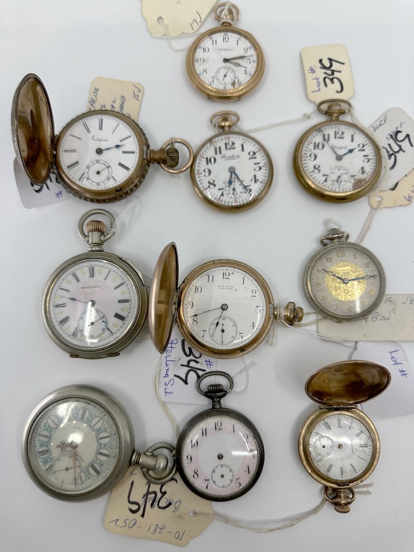 Group of 10 Pocket Watches (1 of 2)