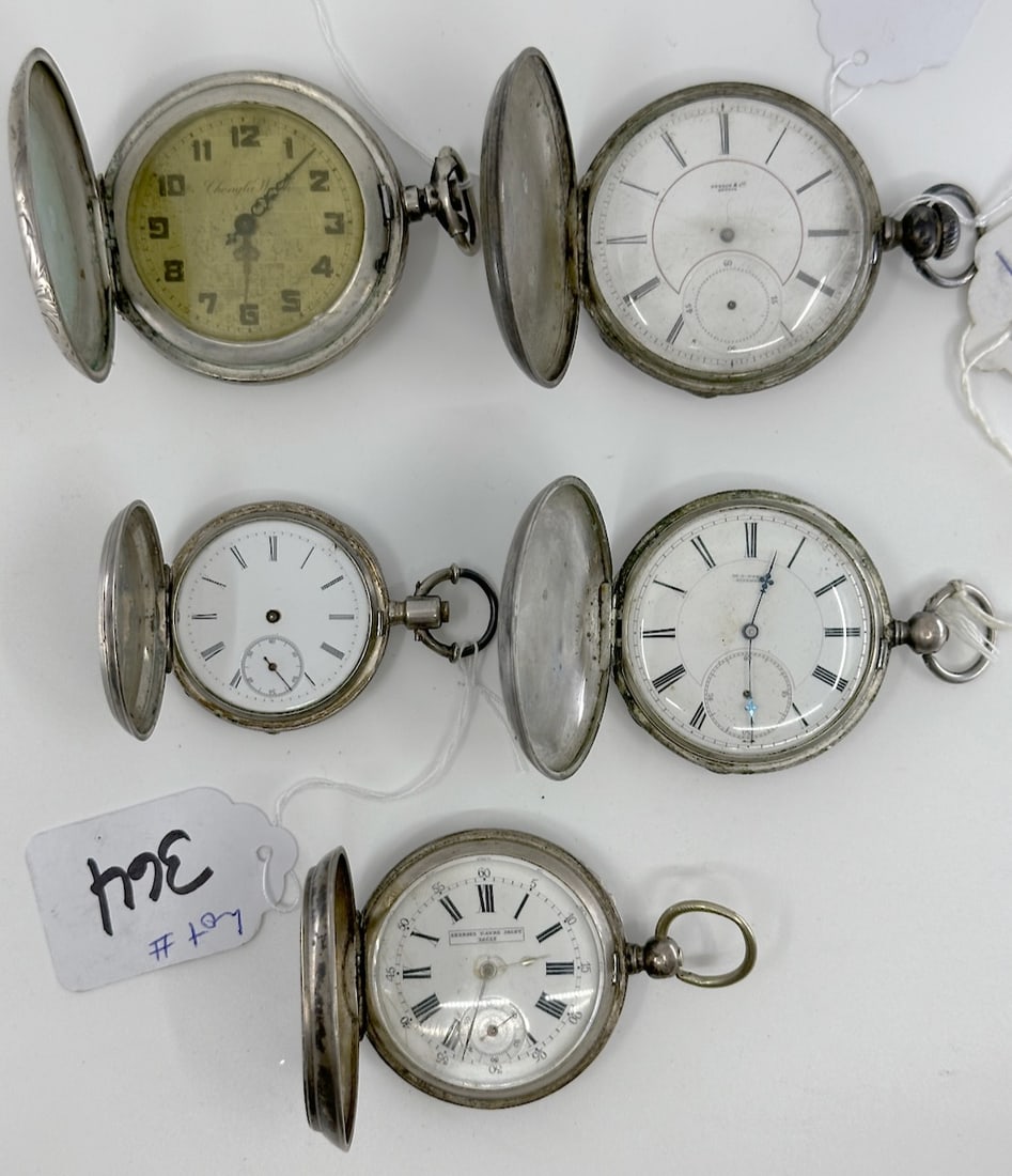 Group of 5 Pocket Watches (1 of 2)