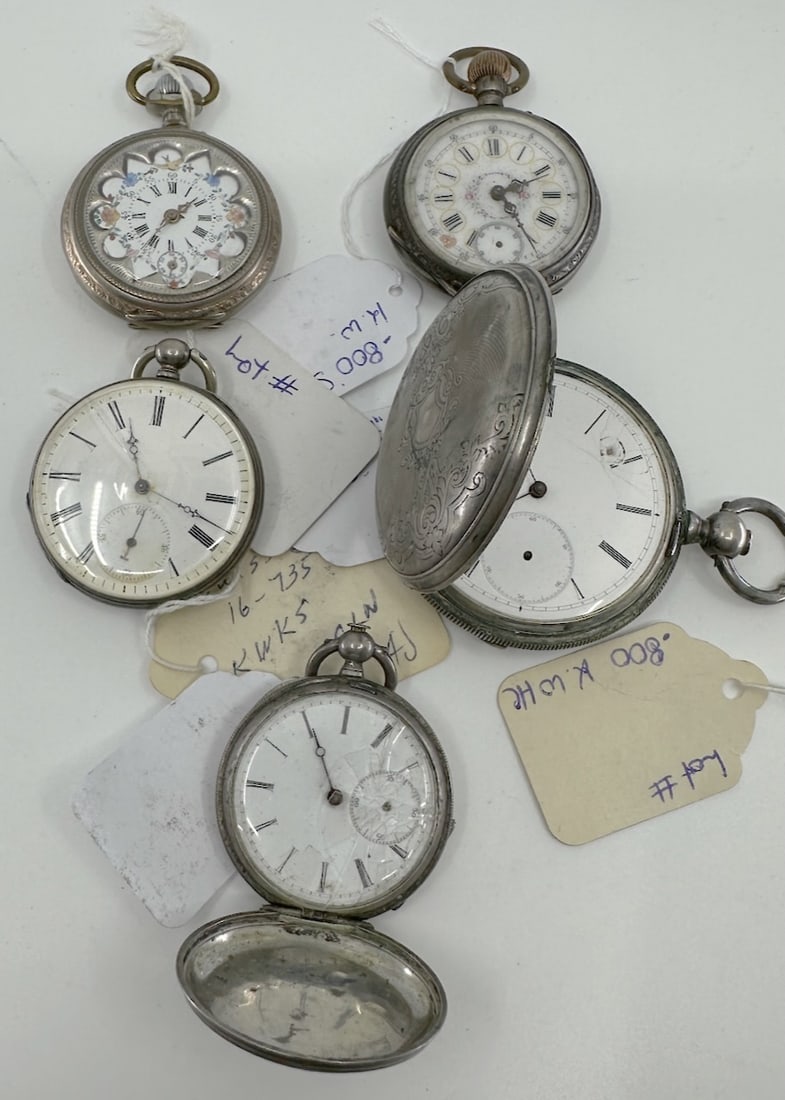 Group of 5 Pocket Watches (1 of 2)