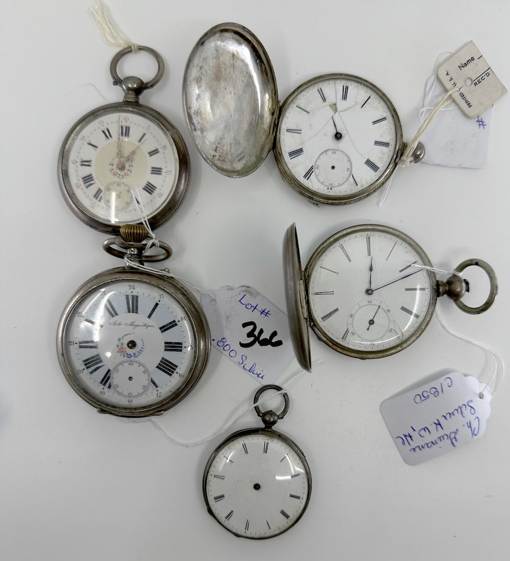 Group of 5 Pocket Watches (1 of 2)