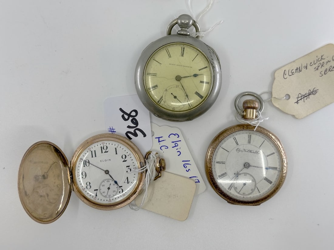 Three Elgin Pocket Watches (1 of 2)