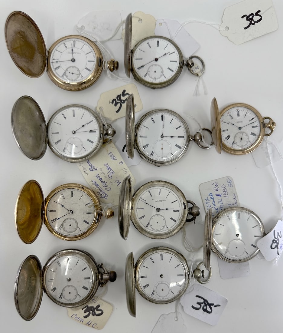Group of 10 Pocket Watches (1 of 2)
