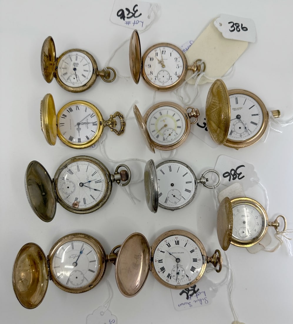 Group of 10 Pocket Watches (1 of 2)
