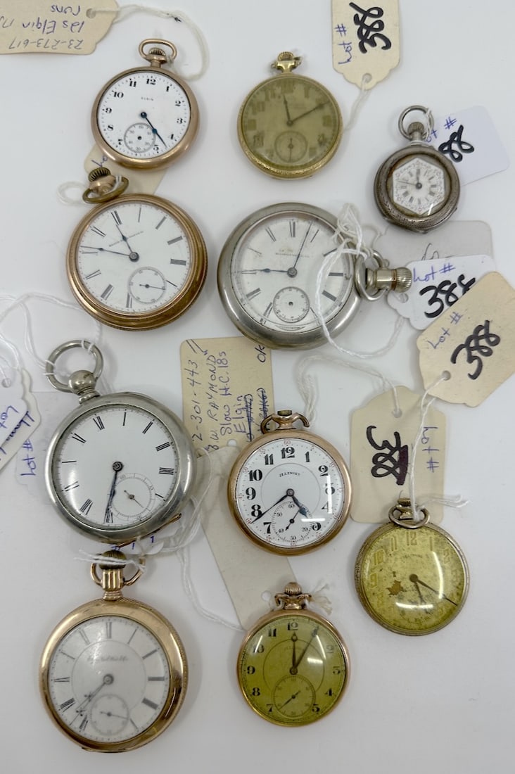 Group of 10 Pocket Watches (1 of 2)