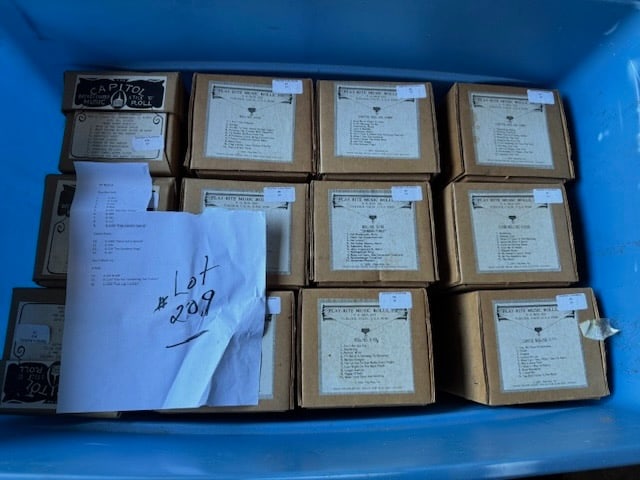 16 Band Organ / Nickelodeon Rolls: Includes Played-Rite No. 857, 2130, 111, 854, 155 (German Tunes), 100, 102, 117, 2159 (Prize Contest Special), Also Capitol Music Rolls 1002 (Gene Autry Special), 106, 129 (10 Excellent Rags), and 107