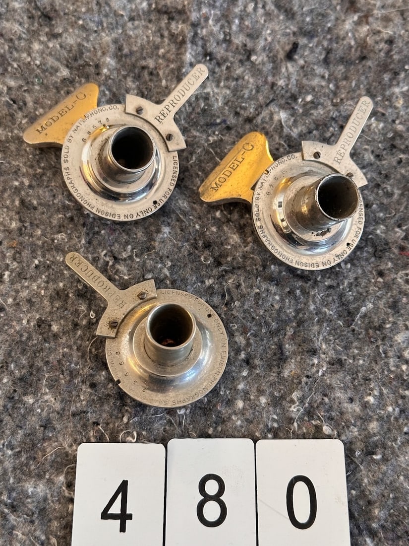 3 Edison Reproducers (1 of 2)