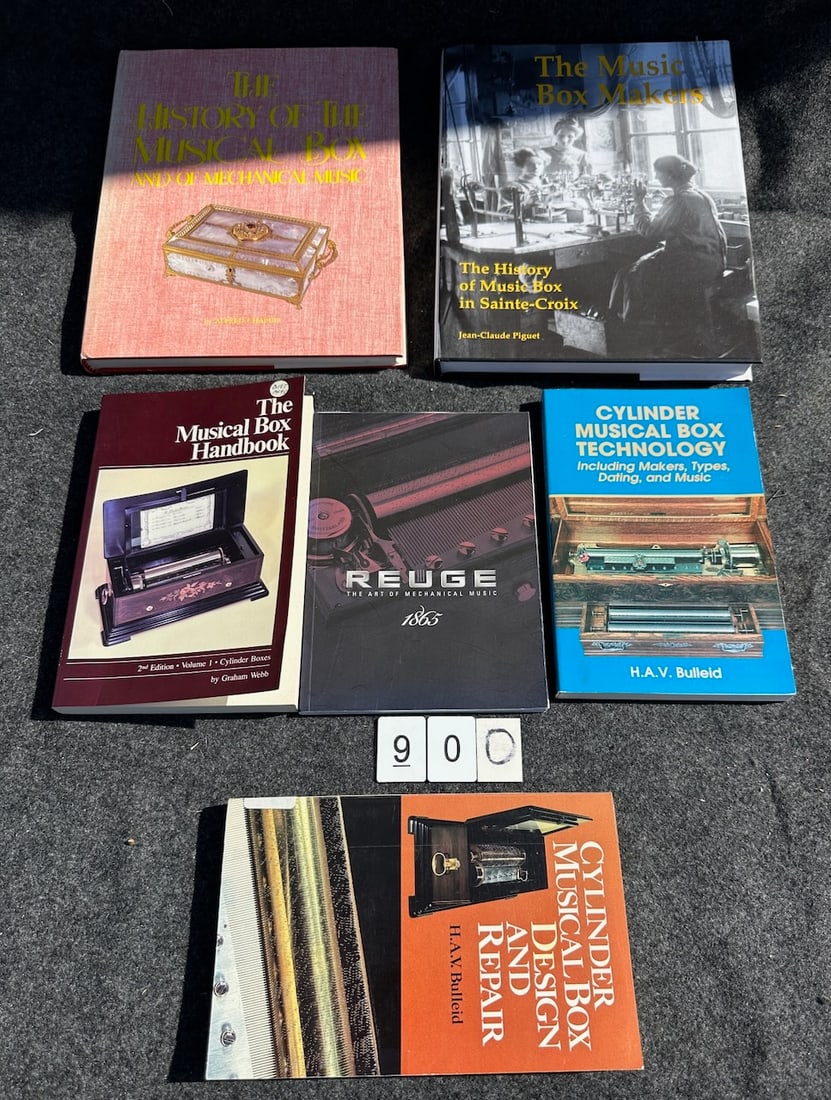Group of Music Box Reference Books (1 of 2)