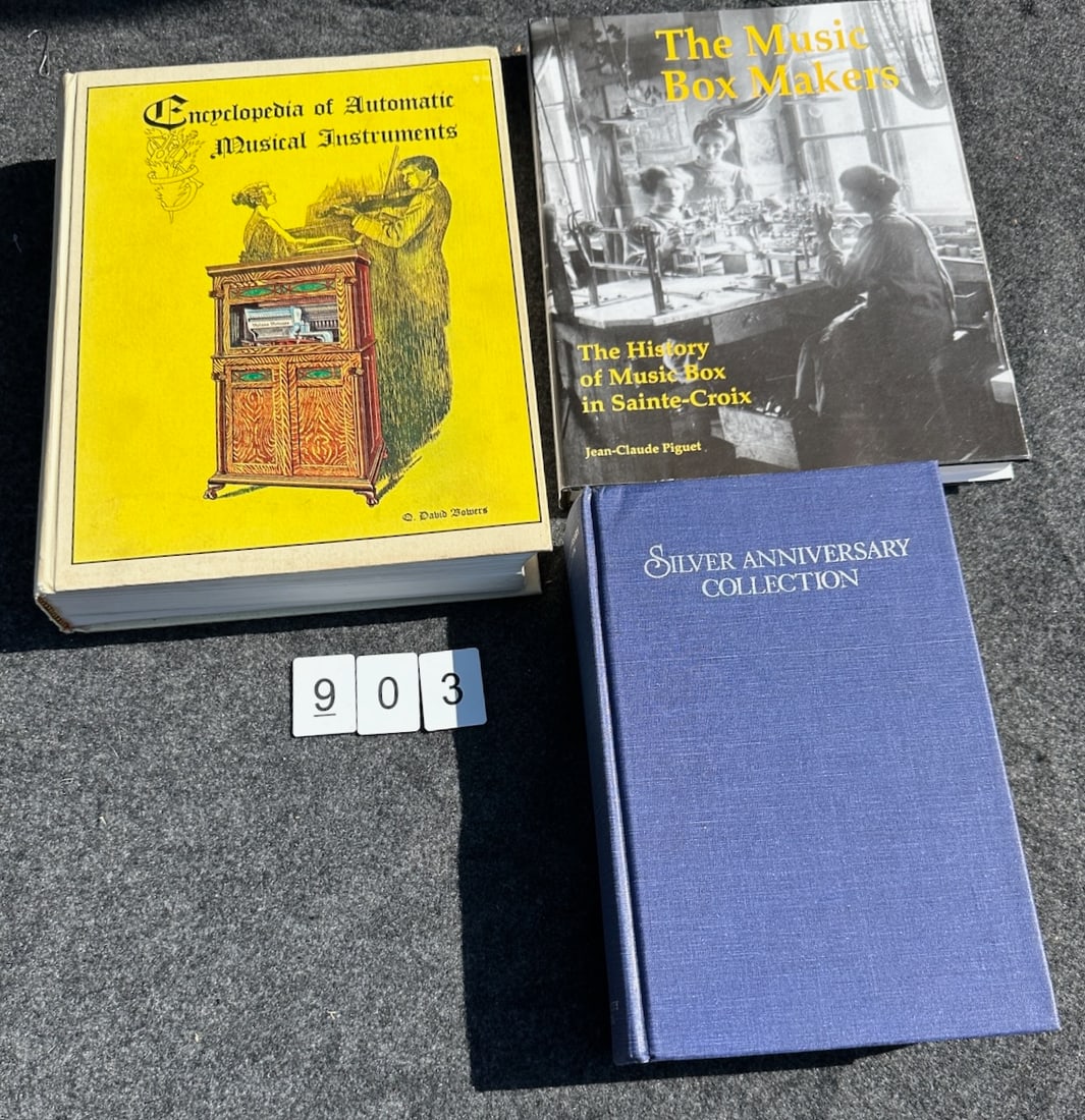 Group of Music Box Reference Books (1 of 1)