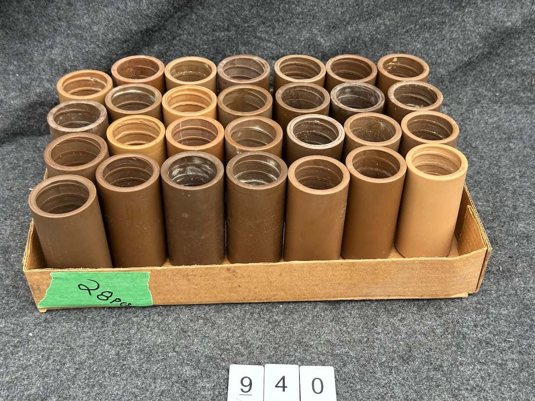 28 Brown Wax Cylinders (1 of 2)