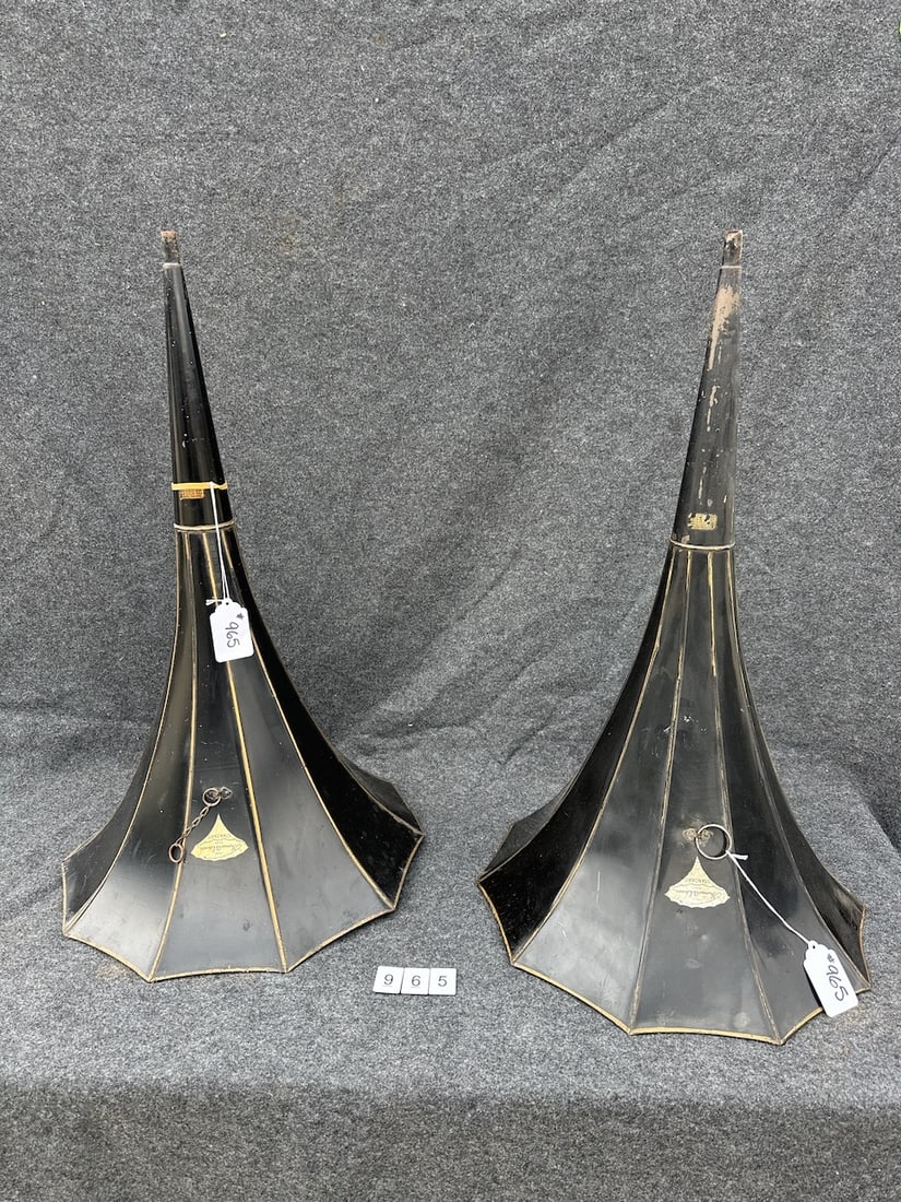 Two Edison Standard Phonograph Horns (1 of 2)