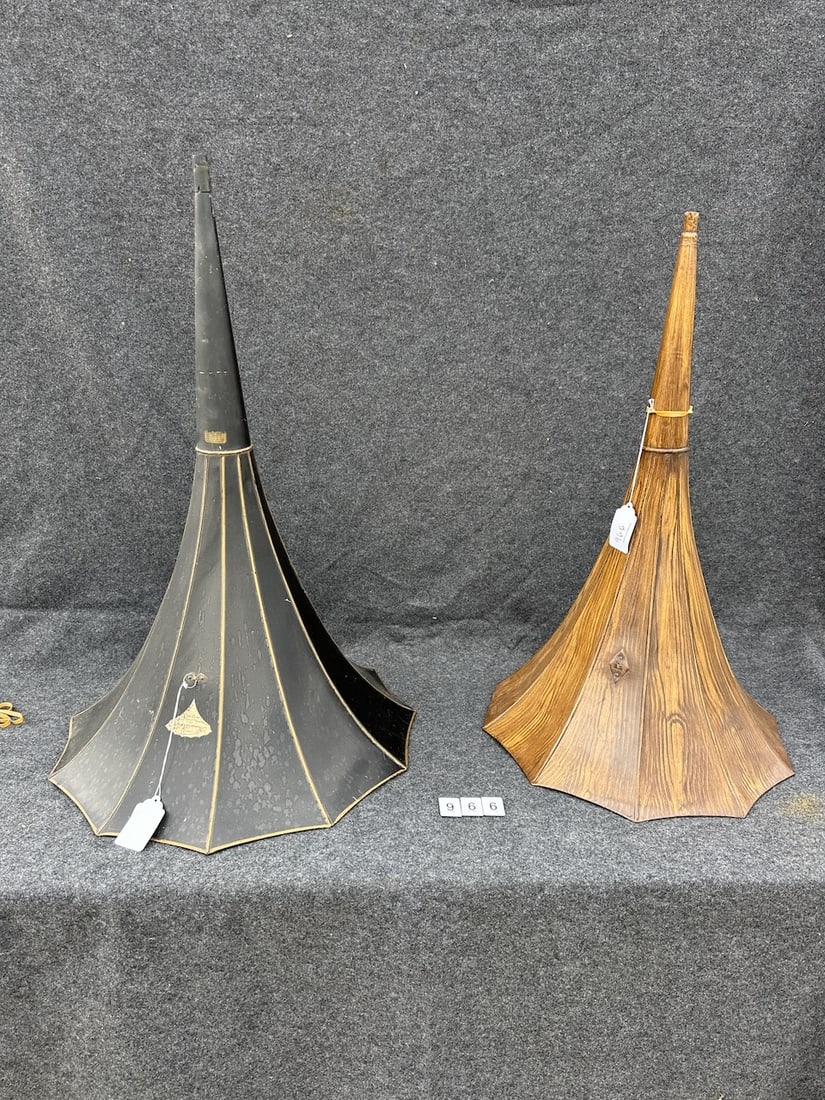 Two Edison Phonograph Horns (1 of 2)