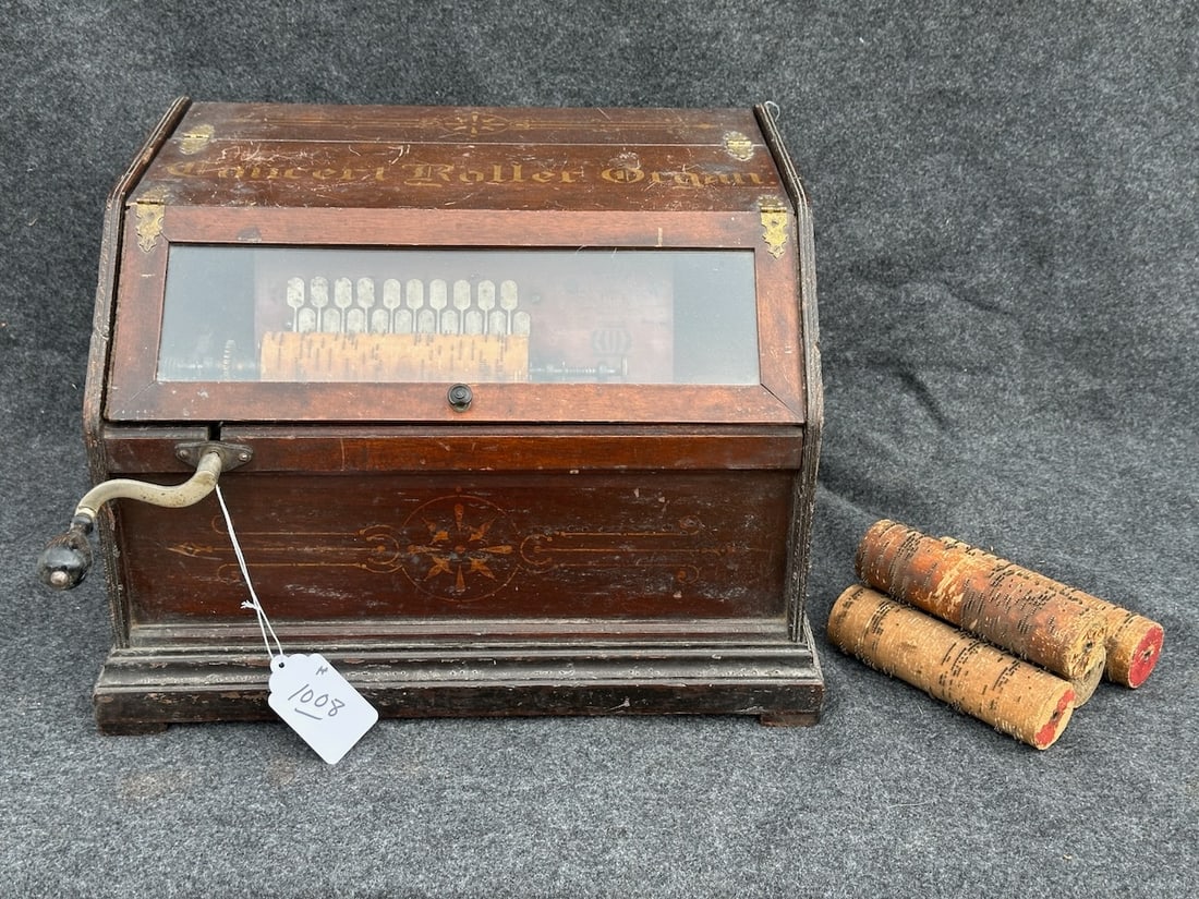 Concert Cob Roller Organ: Plays, 5 cobs including