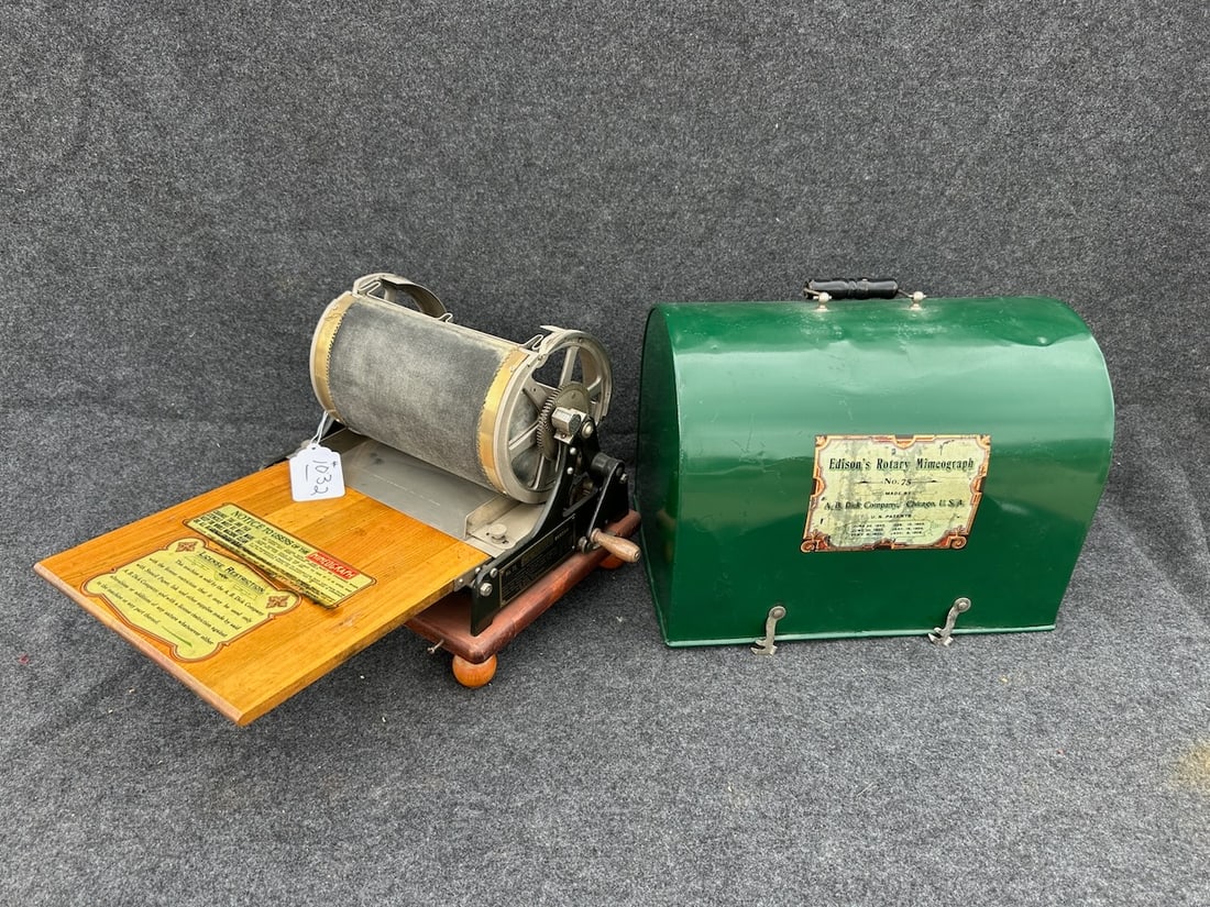 Edison's Rotary Mimeograph No.75 (1 of 4)