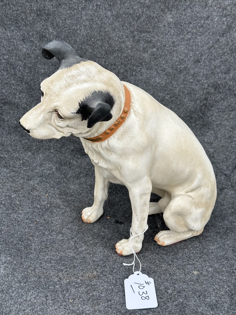 RCA Ceramic Nipper Dog: 13-1/2" Tall