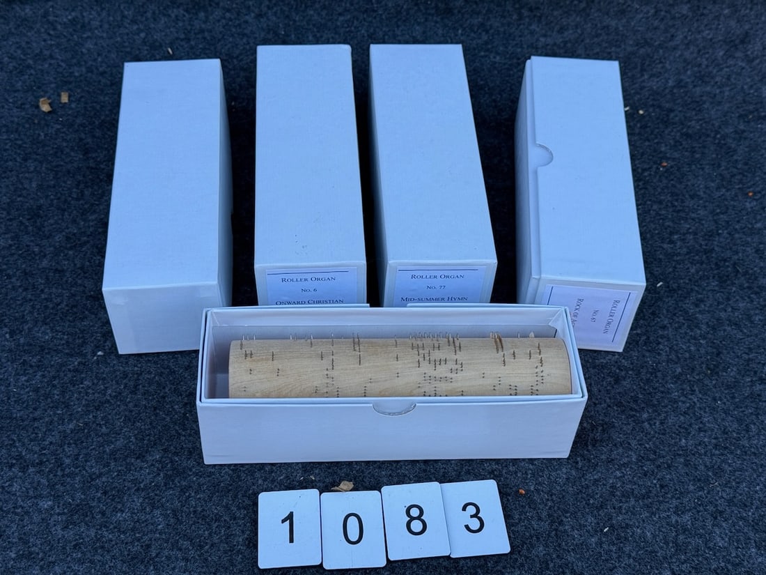 5 ROLLER ORGAN COBS: 5 - 6-3/8" COBS