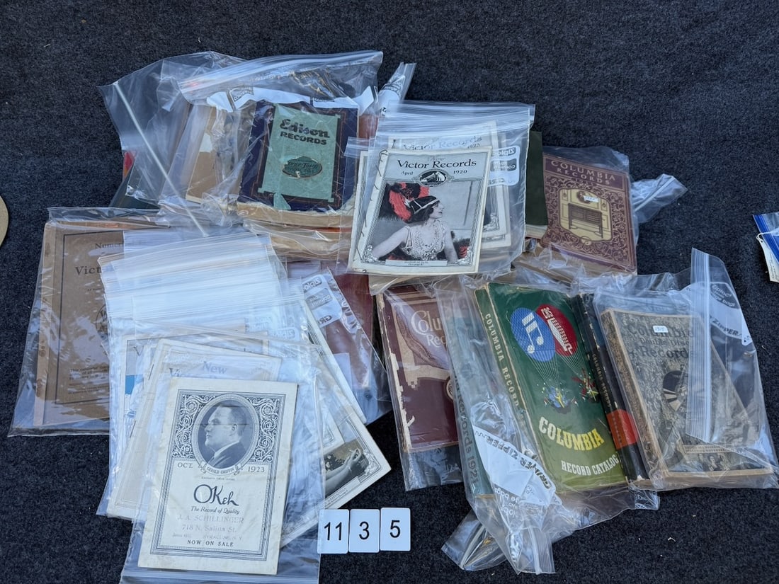 Large Group of Record Catalogs (1 of 6)