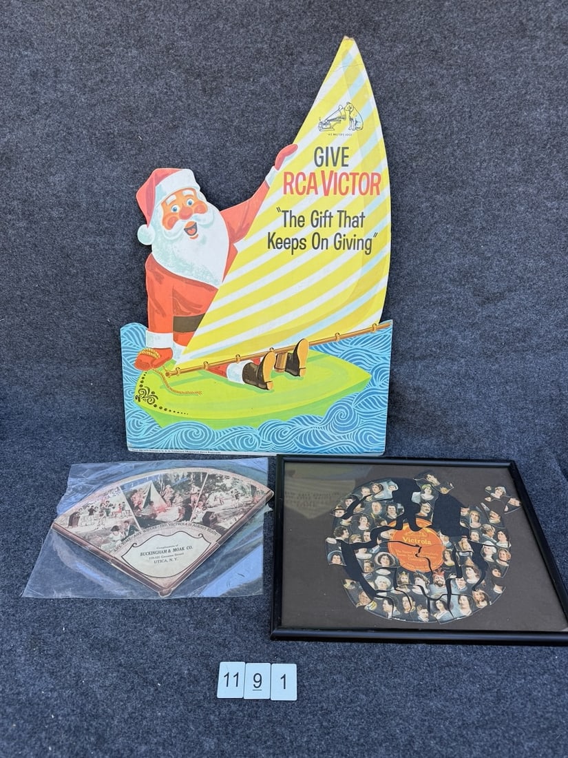 RCA Victor Advertising, Fan and Puzzle (1 of 6)