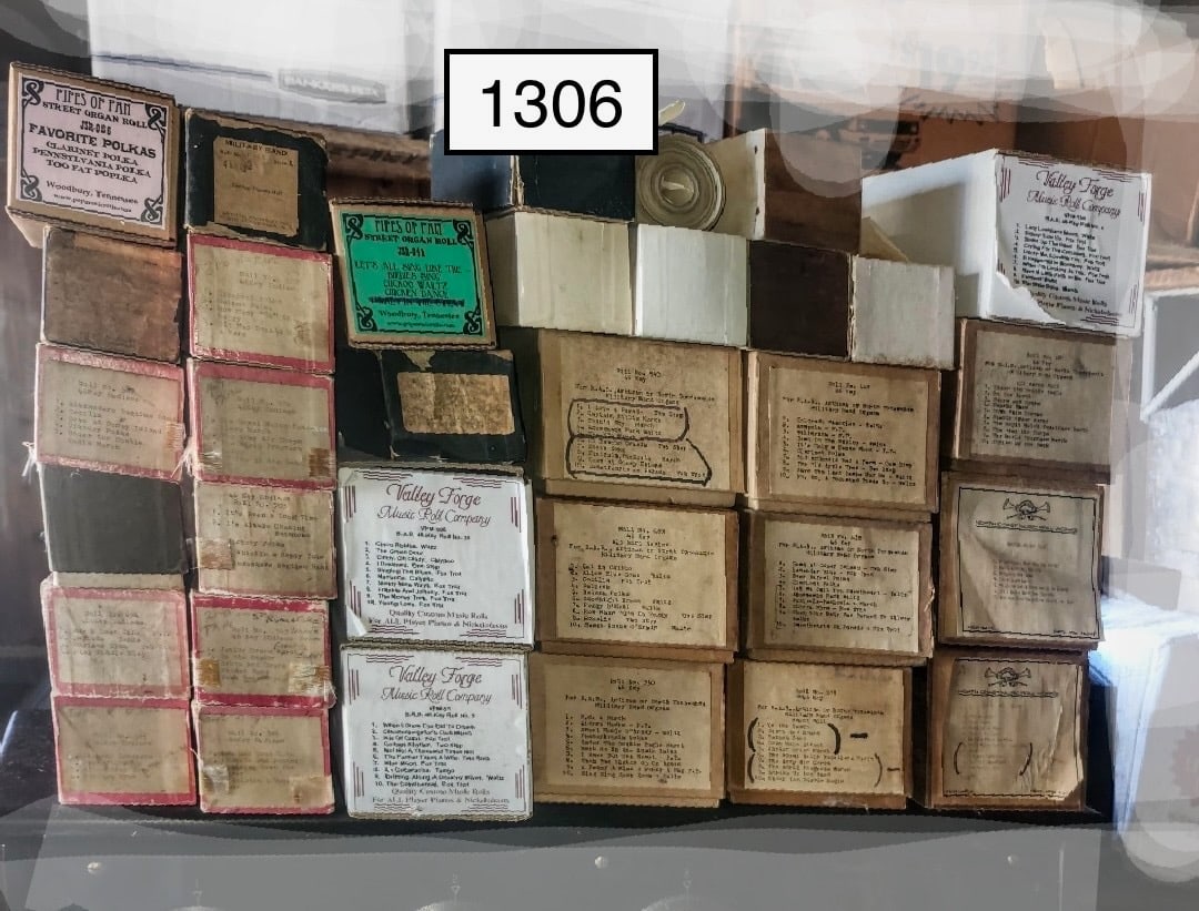 Group of 34 48 Key Rolls for North Tonawanda and Artizan Band Organs.: One Lot