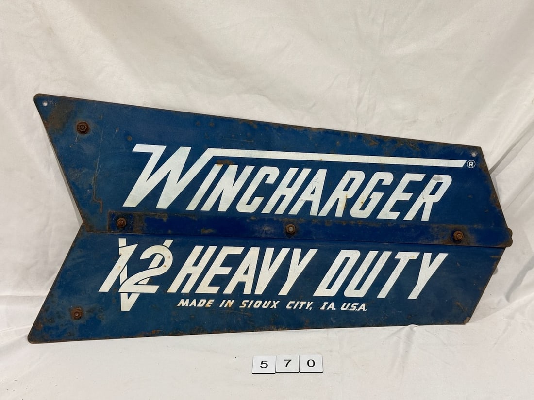 Wincharger Windmill Generator Tail Sign (1 of 2)