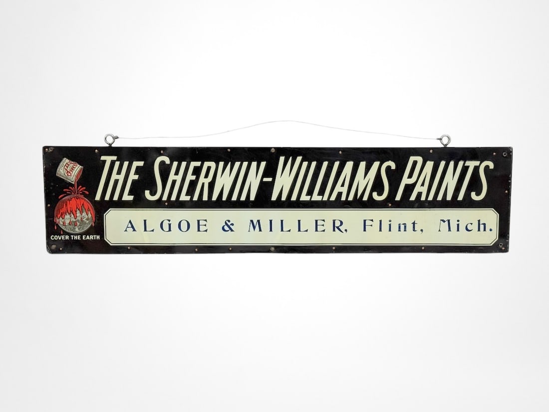 The Sherwin-Williams Paints Litho SS Tin Sign (1 of 2)