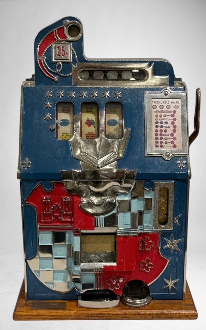 Mills 25¢ Castle Front Slot Machine (1 of 5)