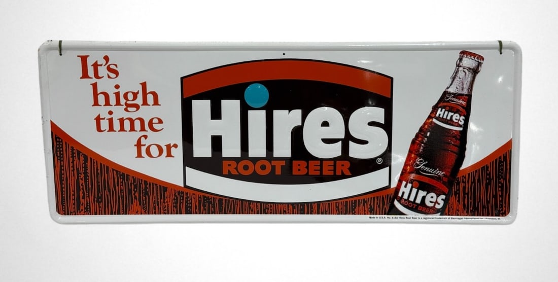 Hires Root Beer Embossed Metal Sign (1 of 3)
