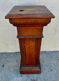 Oak Pedestal