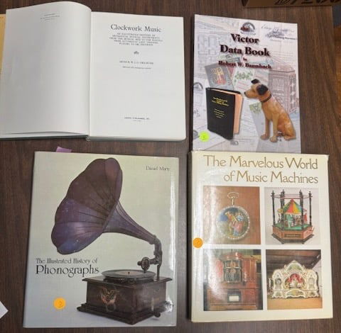 4 Music Box & Phonograph Reference Books (1 of 1)