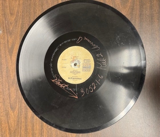 A Rare Vitaphone Record Disc (1 of 1)