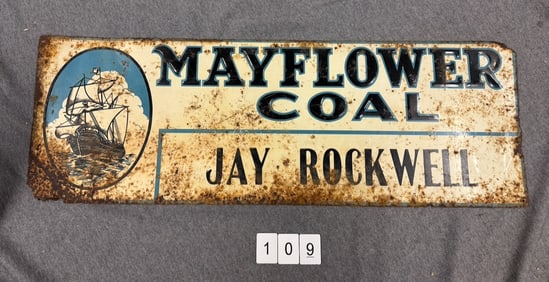 Mayflower Coal Steel or Tin Sign