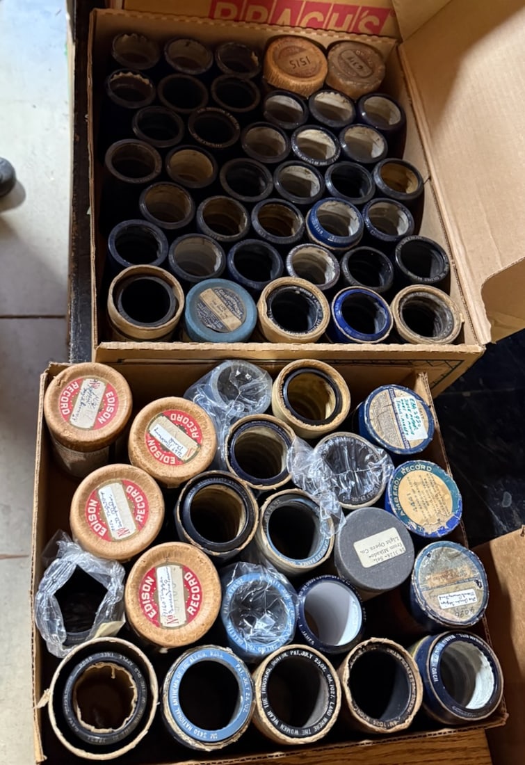 Group of Cylinder Records (1 of 2)