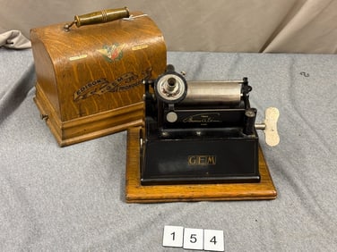 Edison Black Gem Cylinder Phonograph